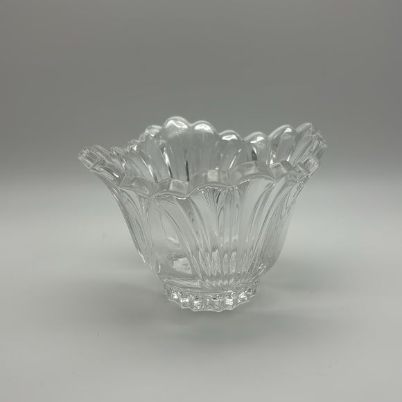 Small Square Round 3”x4” Glass Decorative Bowl For: Candy Dip Nuts, Bare-ware - Picture 4 of 11